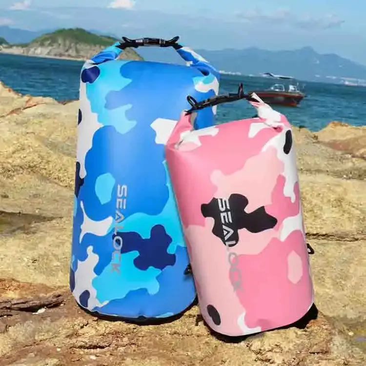 Mála Tirim Uiscedhíonach 10L/20L le Pouch Scartha Tirim-Fliuch