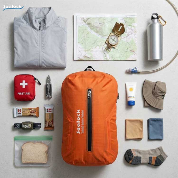 Backpack uiscedhíonach 25L: Cumas Ideal le haghaidh Hiking Lae agus Taisteal