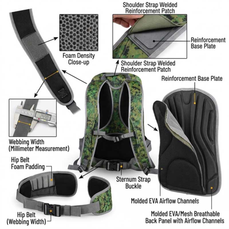 Monaróir Backpack Uiscedhíonach do Thionscadail OEM agus Lipéad Príobháideacha