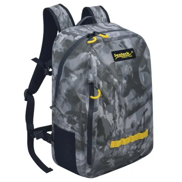 Backpack uiscedhíonach 25L le zipper aerdhíonach dé-sleamhnán (IPX7)