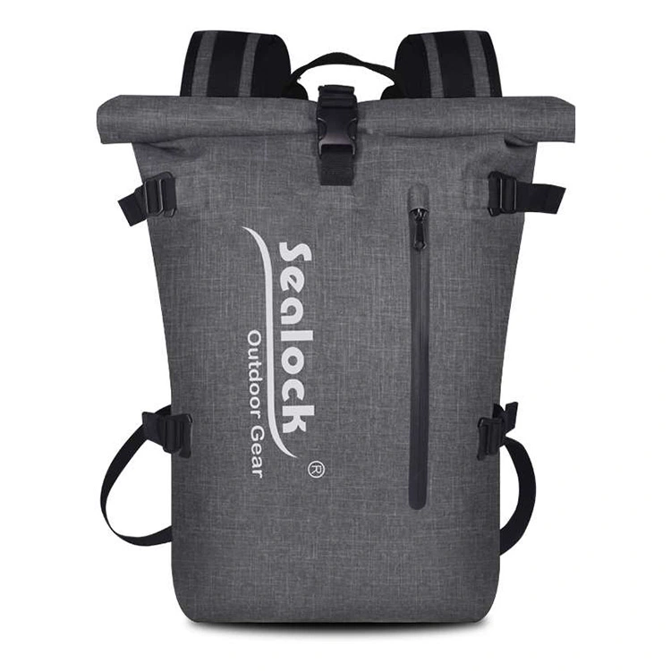 Backpack Rothar Uiscedhíonach TPU 600D Grey 22 Lítear le haghaidh Comaitéireachta